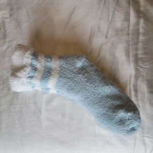Cozy Blue and White Men's Sock